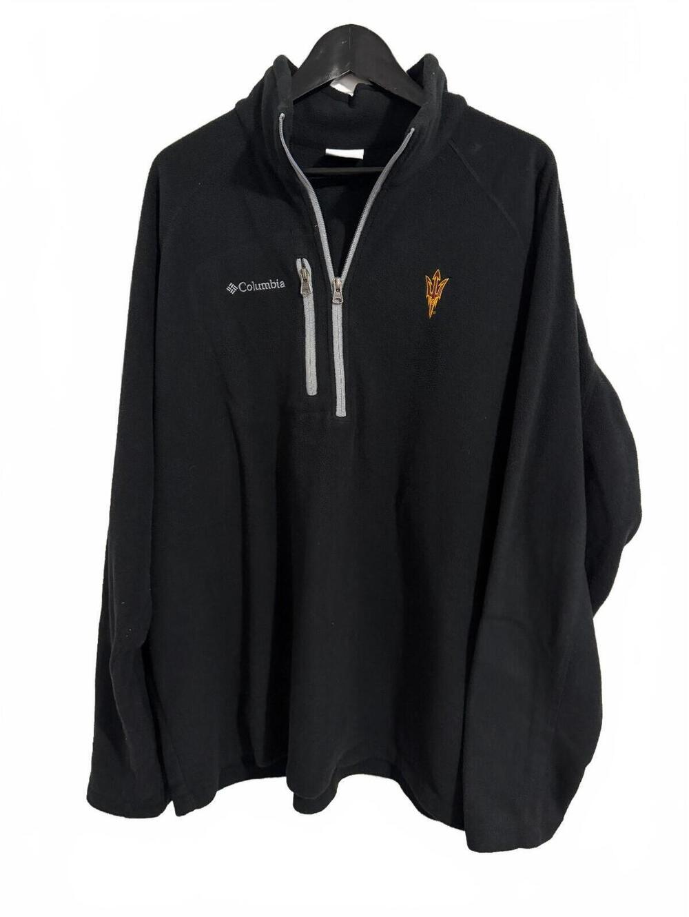 Arizona State Sun Devils Columbia Fleece 1/4-Zip Size XXL